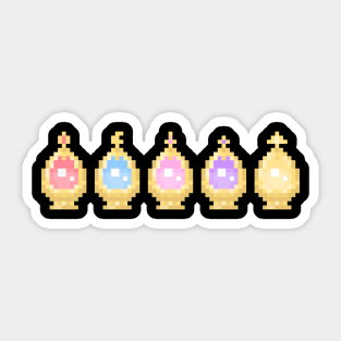 Pixel Soul Gems Sticker